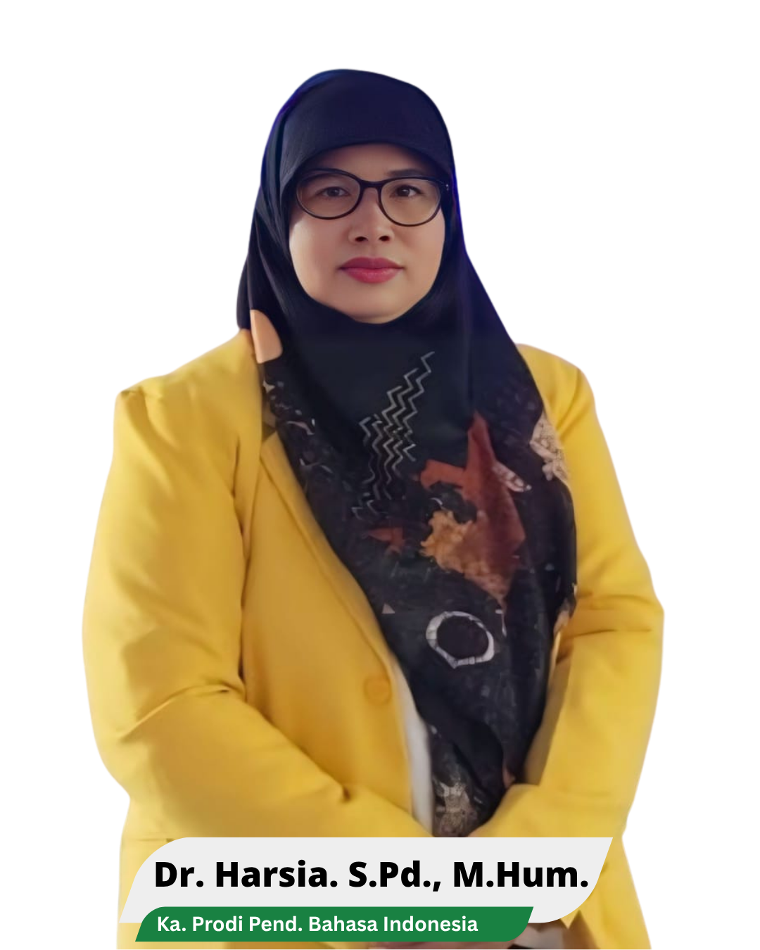 Dr. Harsia, S.Pd., M.Hum.