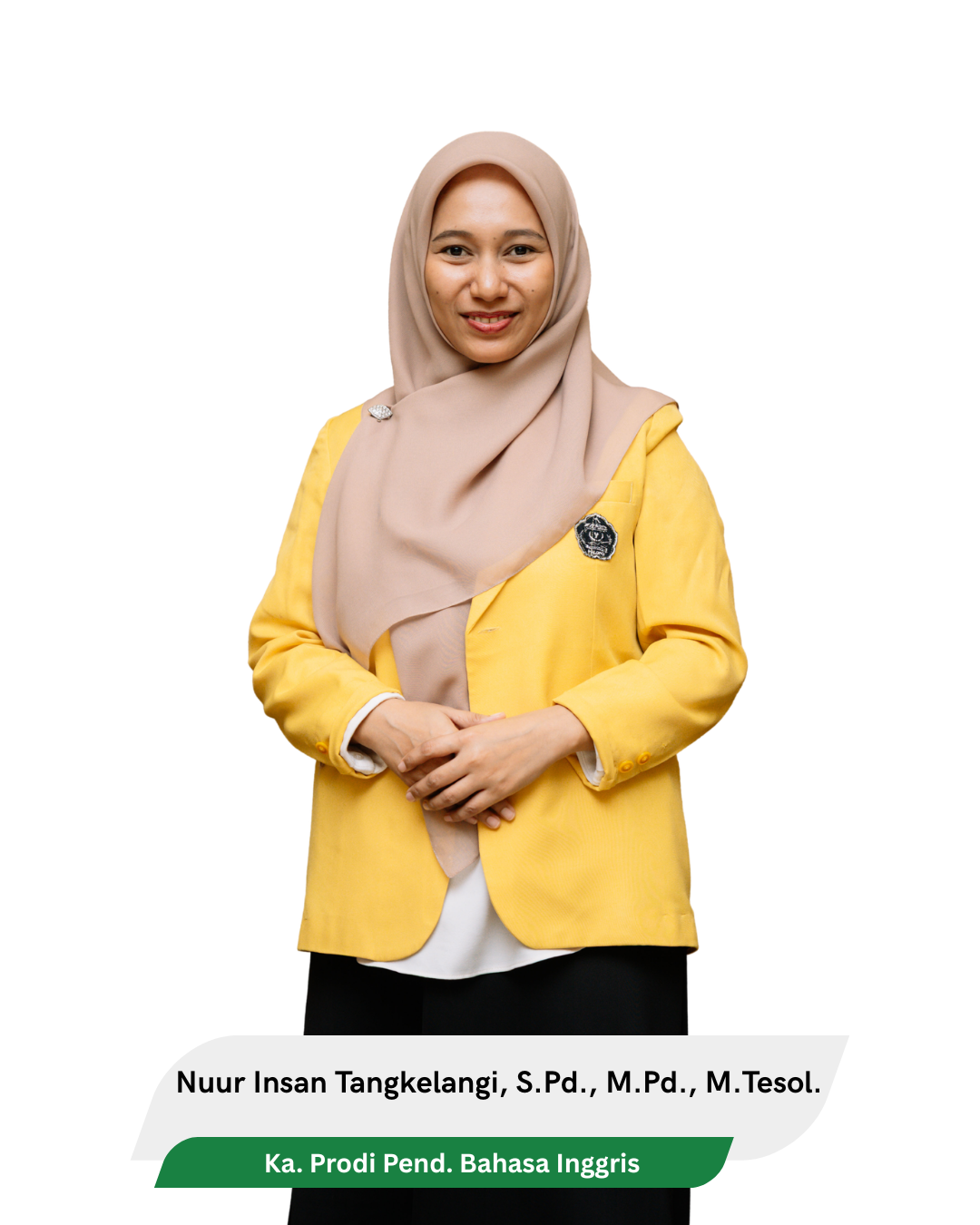 Nuur Insan Tangkelangi, S.Pd., M.Pd., M.Tesol.