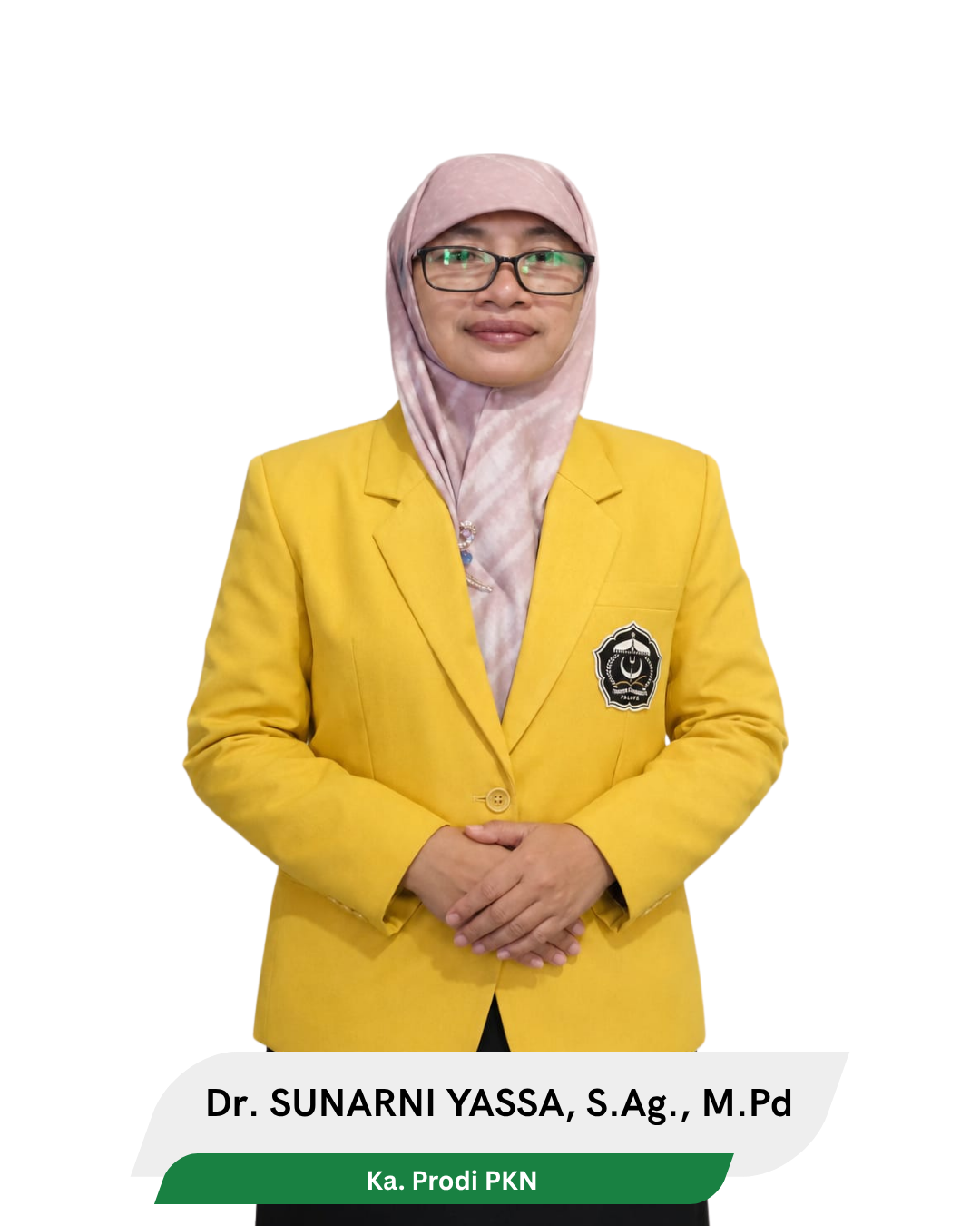 Dr. SUNARNI YASSA, S.Ag., M.Pd